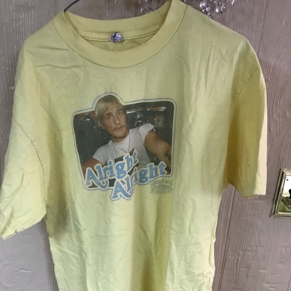 Matthew mcconaughey yellow L dazed and confused